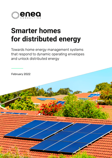 Étude «Smarter homes for distributed energy»